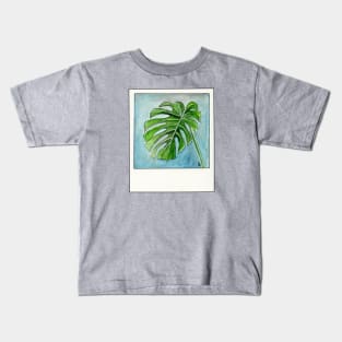 Monstera Watercolor 2 Kids T-Shirt